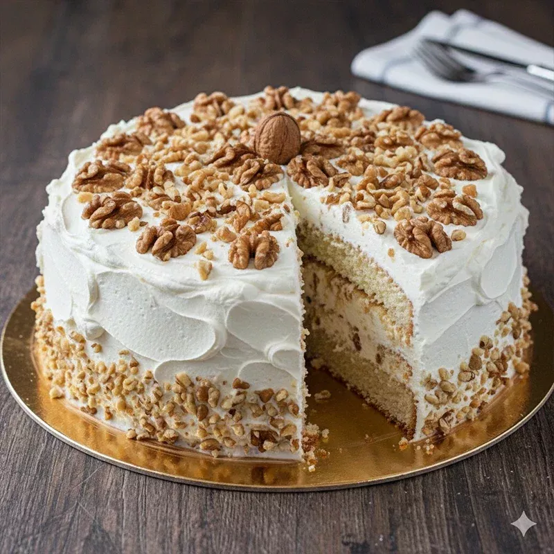 Tarta Nata con Nueces