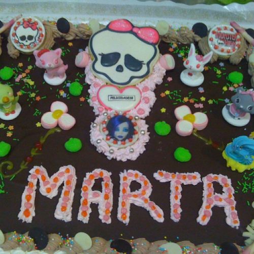 Tarta decorada para Marta