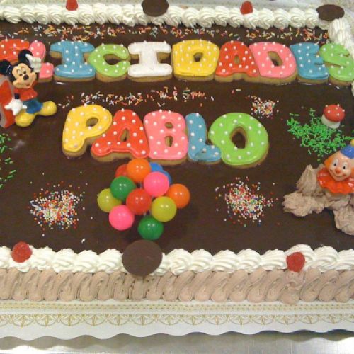 Tarta de cumpleaños infantil